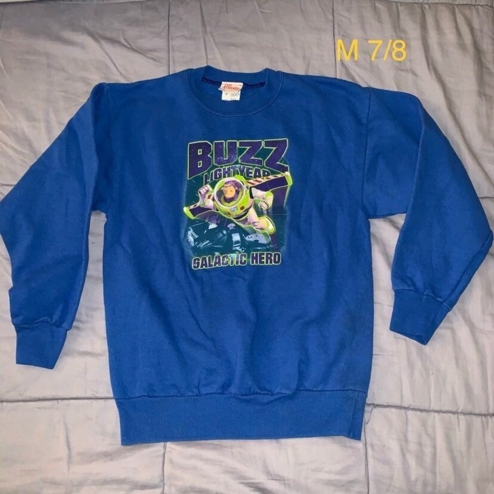 Disney Toy Story Buzz Sweatshirt M 7/8
